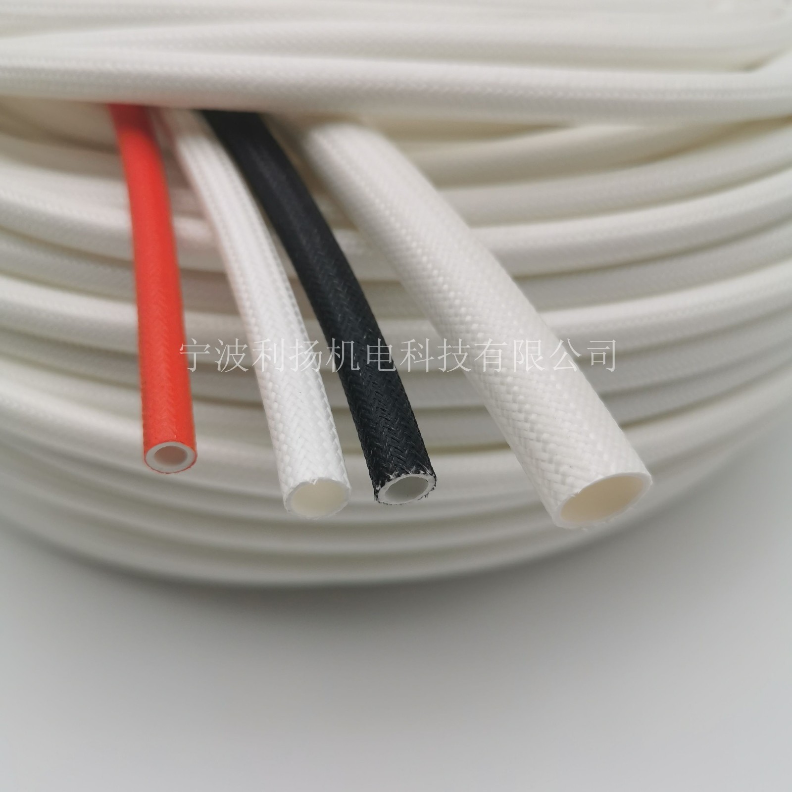 Silicone  Extruded  Fiberglass  Sleeving